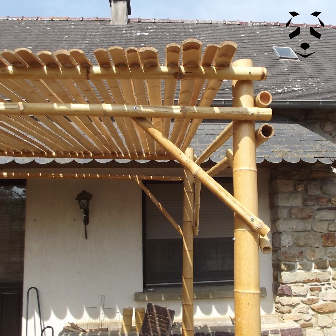 Pergola en bambou